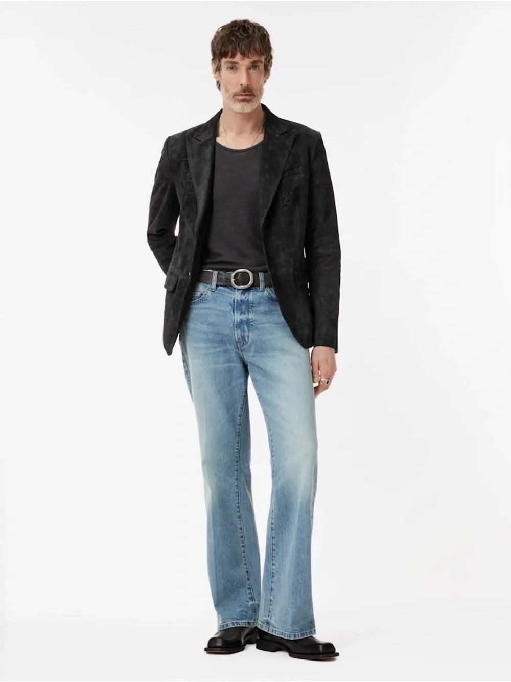 $2998 John Varvatos Collection Dunmore Suede Jacket EU 52 USA 42